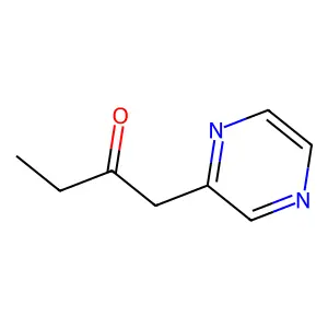 1-(2-Pyrazinyl)butanone structure
