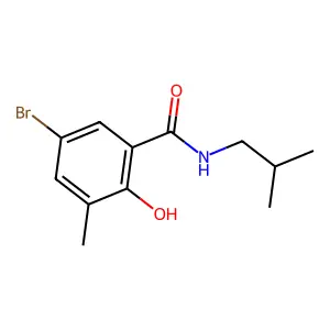 Compound C12H16BrNO2 structure