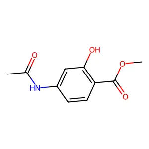 methyl 4-acetamido-2-hydroxybenzoate structure