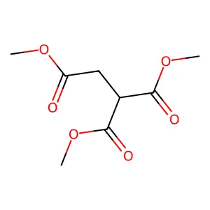 1,1,2-trimethyl ethane-1,1,2-tricarboxylate structure