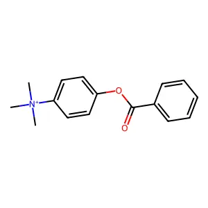 Benzenaminium, 4-(benzoyloxy)-N,N,N-trimethyl- structure