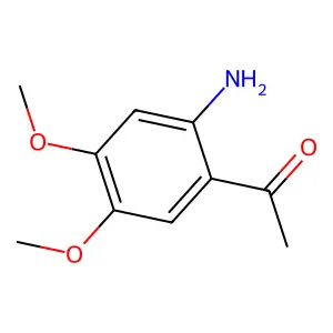 1-(2-amino-4,5-dimethoxyphenyl)ethanone structure