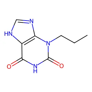 Compound C8H10N4O2 structure