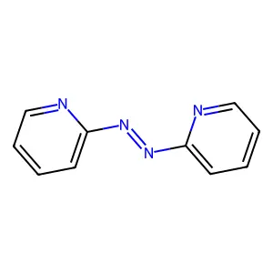 Pyridine, 2,2'-azobis- structure
