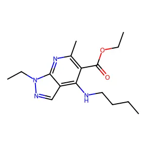 Tracazolate structure