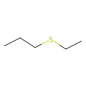 Ethyl propyl sulfide structure