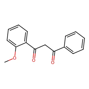 1-(2-methoxyphenyl)-3-phenylpropane-1,3-dione structure