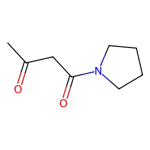 1-(1,3-Dioxobutyl)pyrrolidine structure