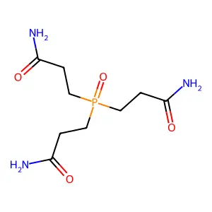 Tris(Carbamoylethyl)phosphine oxide structure
