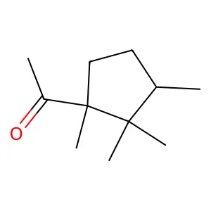 1-(1,2,2,3-tetramethylcyclopentyl)ethanone structure