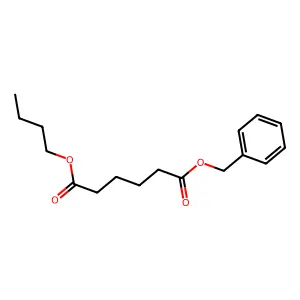 ADIPIC ACID, BENZYL BUTYL ESTER structure