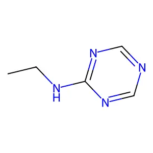 N-ethyl-1,3,5-triazin-2-amine structure