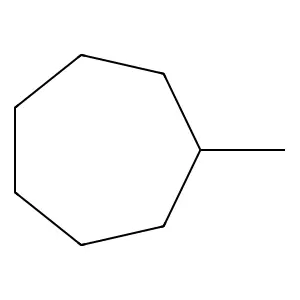 METHYLCYCLOHEPTANE structure