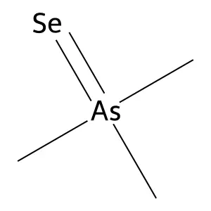 Trimethylarsine selenide structure