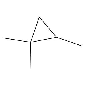 1,1,2-Trimethylcyclopropane structure