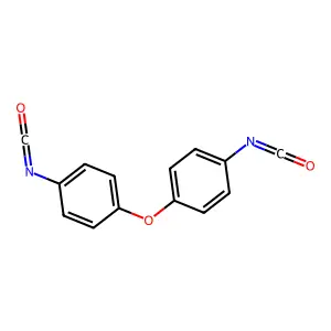 1,1'-OXYBIS(4-ISOCYANATOBENZENE) structure