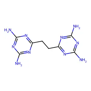 Compound C8H12N10 structure