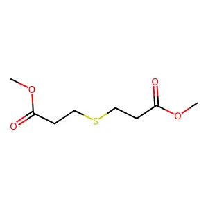 methyl 3-(3-methoxy-3-oxopropyl)sulfanylpropanoate structure