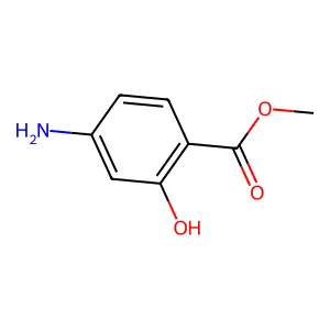 Methyl p-aminosalicylate structure