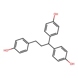 Compound C21H20O3 structure