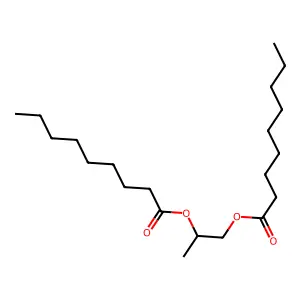 PROPYLENE GLYCOL DIPELARGONATE structure