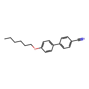 [1,1'-Biphenyl]-4-carbonitrile, 4'-(hexyloxy)- structure