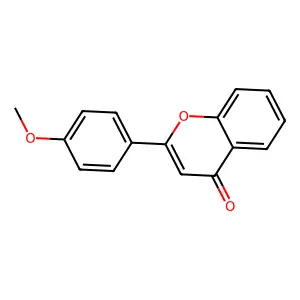 Compound C16H12O3 structure