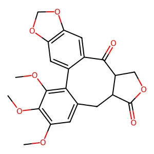 Compound C22H20O8 structure
