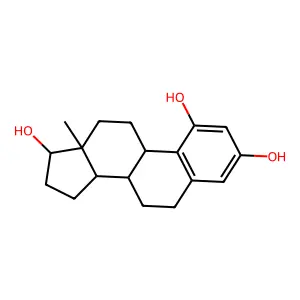 Estra-1(10),2,4-triene-1,3,17-triol structure
