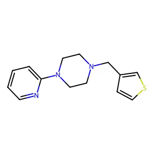1-(2-Pyridinyl)-4-(3-thienylmethyl)piperazine structure