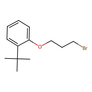 1-(3-Bromo-propoxy)-2-tert-butyl-benzene structure