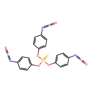 Tris(4-isocyanatophenyl) thiophosphate structure