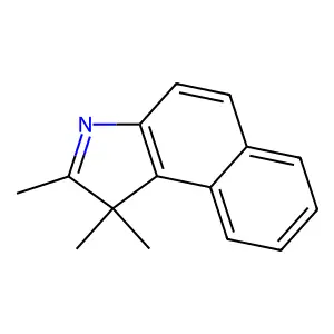 1,1,2-trimethylbenzo[e]indole structure