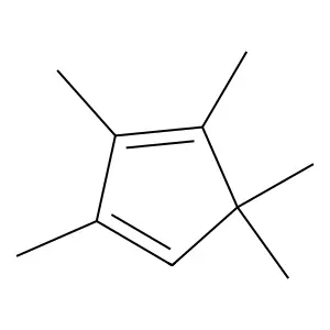 1,2,3,5,5-pentamethylcyclopenta-1,3-diene structure