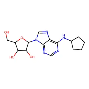 N6-Cyclopentyladenosine structure