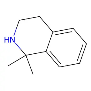 1,1-Dimethyl-1,2,3,4-tetrahydroisoquinoline structure