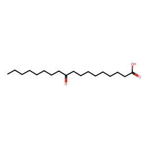 10-oxooctadecanoic acid structure