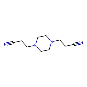 1,4-Piperazinedipropanenitrile structure