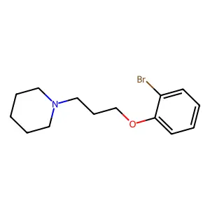 1-[3-(2-bromophenoxy)propyl]piperidine structure