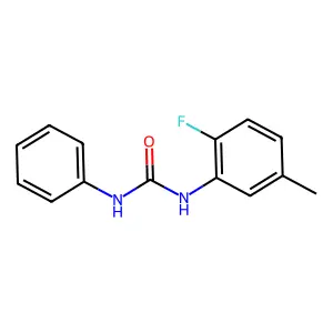1-(2-fluoro-5-methylphenyl)-3-phenylurea structure
