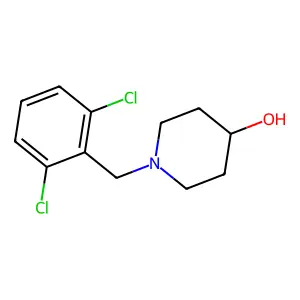 1-(2,6-dichlorobenzyl)piperidin-4-ol structure