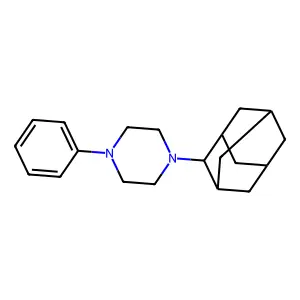 1-(2-adamantyl)-4-phenylpiperazine structure
