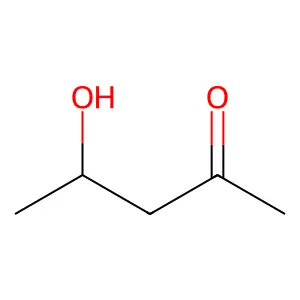 4-Hydroxypentan-2-one structure