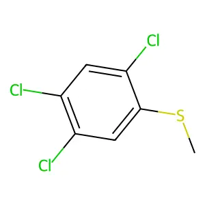 1,2,4-trichloro-5-methylsulfanylbenzene structure