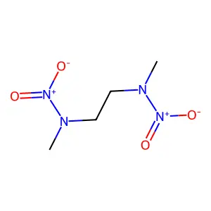 ETHYLENEDIAMINE, N,N'-DIMETHYL-N,N'-DINITRO- structure