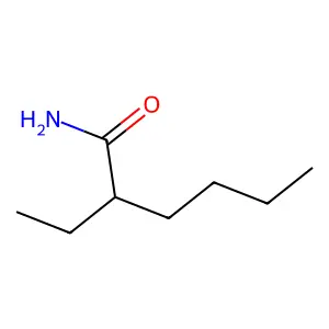 2-Ethylhexanamide structure