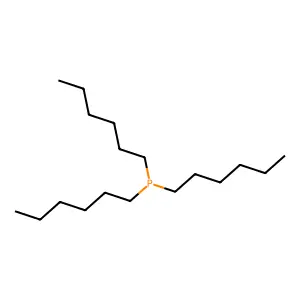 Trihexylphosphine structure