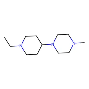 1-(1-ethylpiperidin-4-yl)-4-methylpiperazine structure