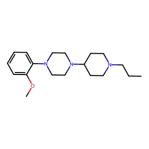 1-(2-Methoxyphenyl)-4-(1-propyl-4-piperidinyl)piperazine structure