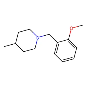 1-(2-methoxybenzyl)-4-methylpiperidine structure